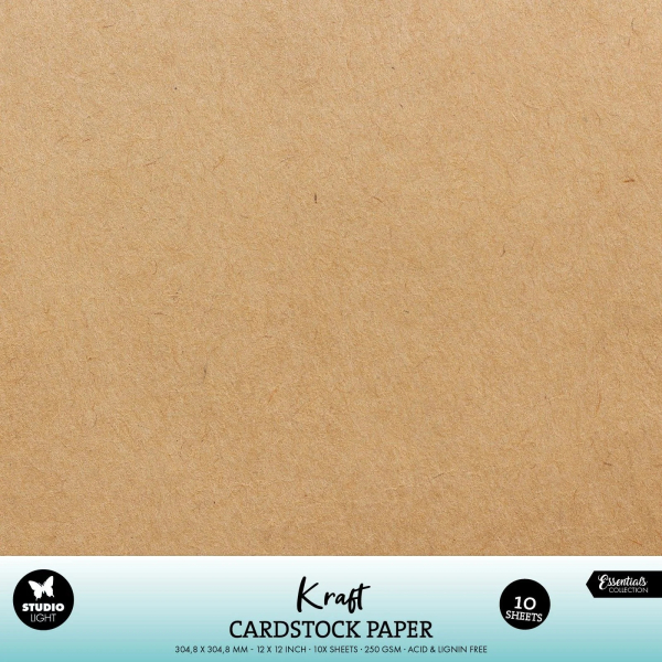 Kraft Cardstock 12"x12" - Studiolight