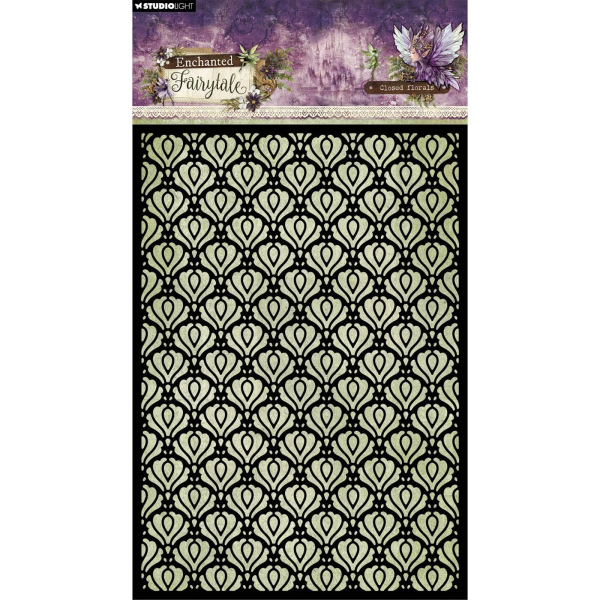 Enchanted Fairies - Closed Florals, Schablone - Studiolight