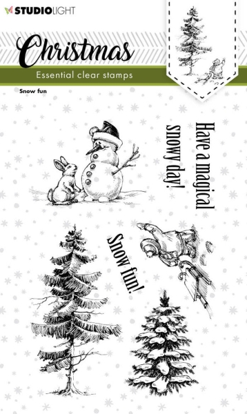 Snow Fun, Clearstamps - Studiolight