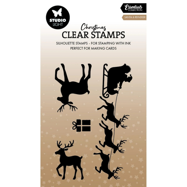 Santa & Reindeer, Clearstamp - Studiolight