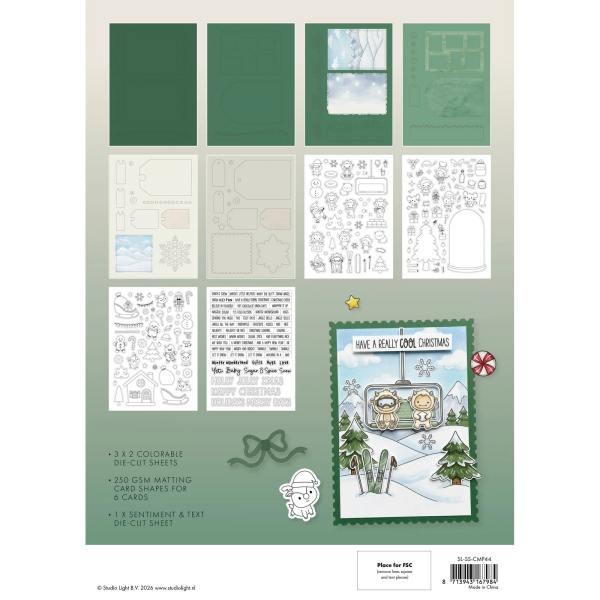 Christmas, Card Making Paperpad - Studiolight