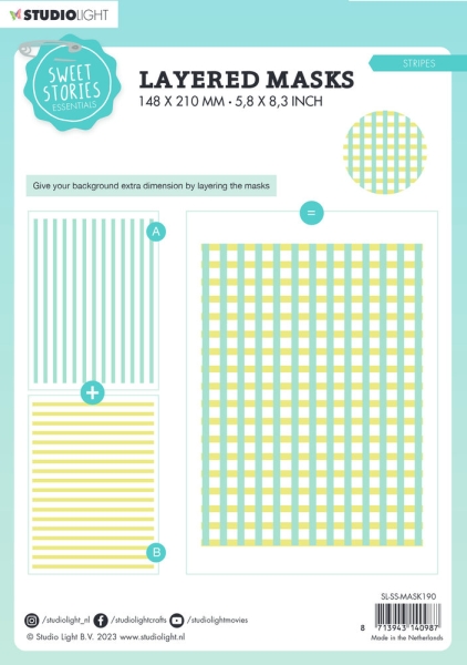 Stripes, Schablone - Studiolight