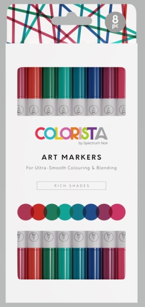 Colorista Alcohol Art Markers, Rich Shades - Spectrum Noir
