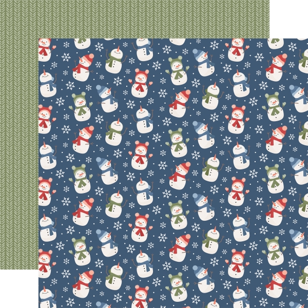 Chilling with my Snowmies - Snowman Friends, Designpapier - Echo Park Paper