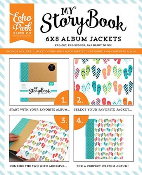 Album Jacket Flip Flops 6x8 - Carta Bella