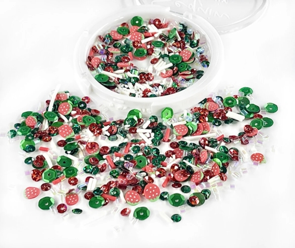 Strawberry Daquiri Sequin Mix - Picket Fence Studios