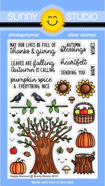 Happy Harvest, Clearstamp - Sunny Studio Stamps