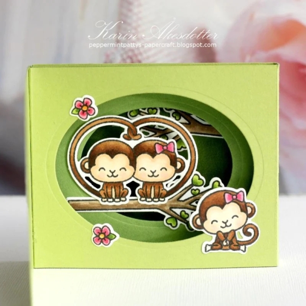 Love Monkey, Clearstamp - Sunny Studio Stamps