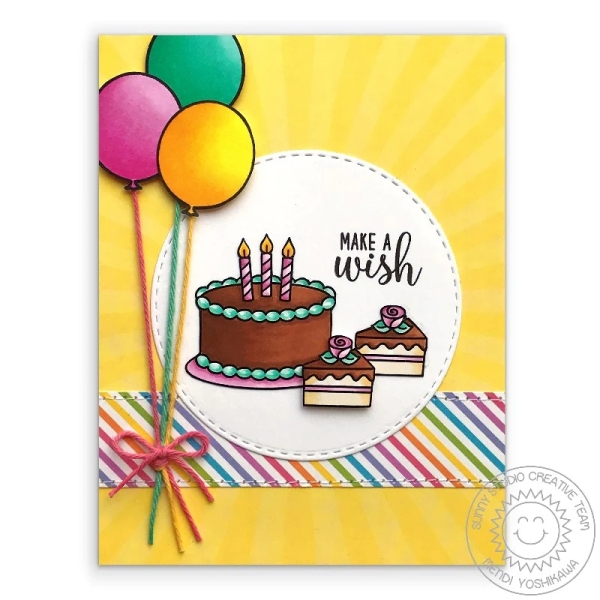 Make A Wish, Clearstamp - Sunny Studio Stamps