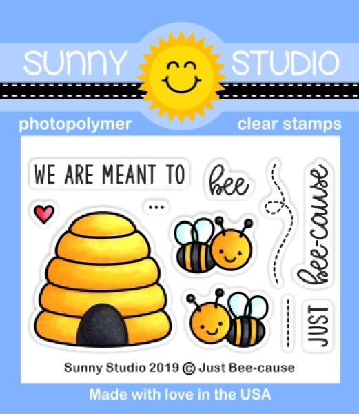 Just Bee-cause, Clearstamp - Sunny Studio Stamps