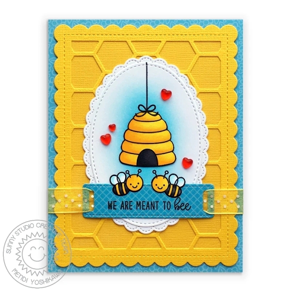 Just Bee-cause, Clearstamp - Sunny Studio Stamps