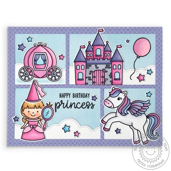 Prancing Pegasus, Clearstamp - Sunny Studio Stamps