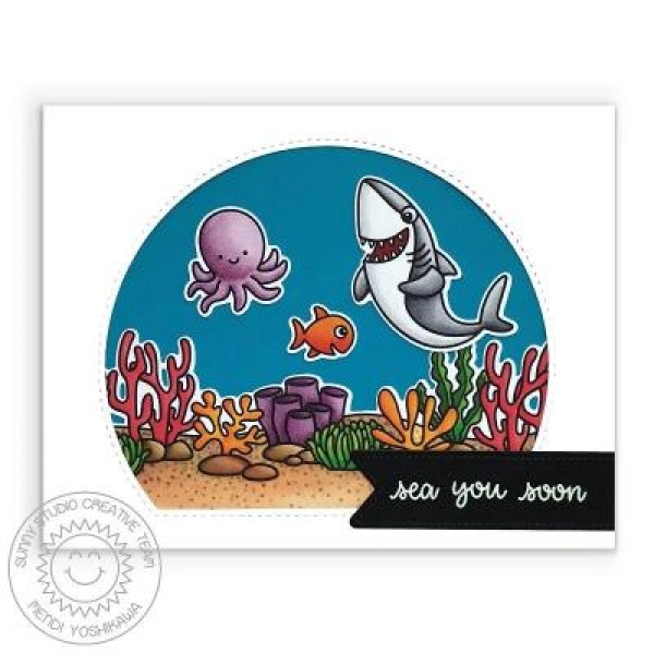 Sea You Soon, Clearstamp - Sunny Studio Stamps