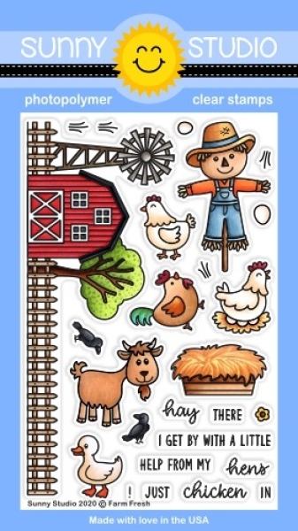 Farm Fresh, Clearstamp - Sunny Studio Stamps