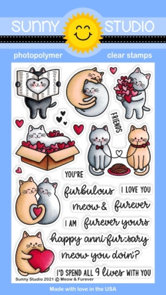 Meow & Furever, Clearstamp - Sunny Studio Stamps