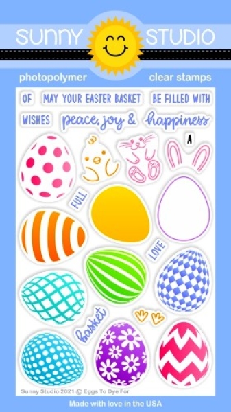 Eggs to Dye For, Clearstamp - Sunny Studio Stamps