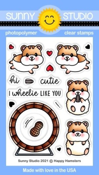 Happy Hamsters, Clearstamp - Sunny Studio Stamps