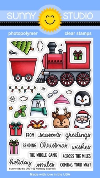 Holiday Express, Clearstamp - Sunny Studio Stamps