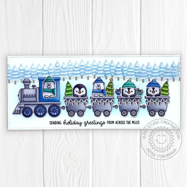 Holiday Express, Clearstamp - Sunny Studio Stamps