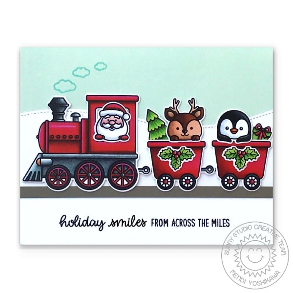 Holiday Express, Clearstamp - Sunny Studio Stamps