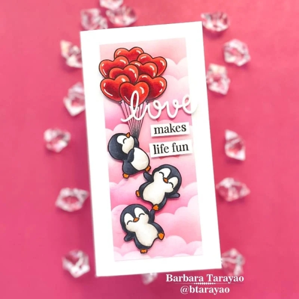 Heart Bouquet, Clearstamp - Sunny Studio Stamps