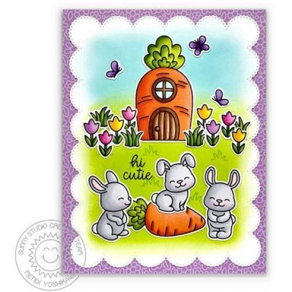 Bunnyville, Clearstamp - Sunny Studio Stamps