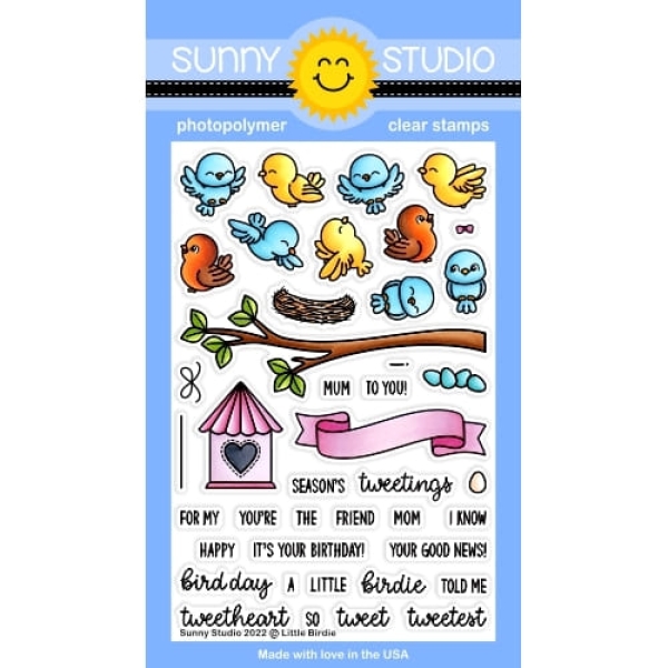 Little Birdie, Clearstamp - Sunny Studio Stamps