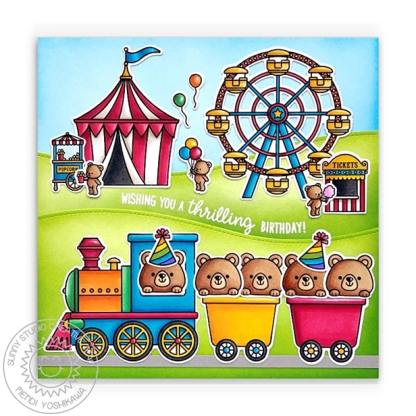 Country Carnival, Clearstamp - Sunny Studio Stamps