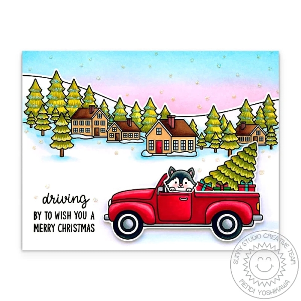 Truckloads of Love, Clearstamp - Sunny Studio Stamps