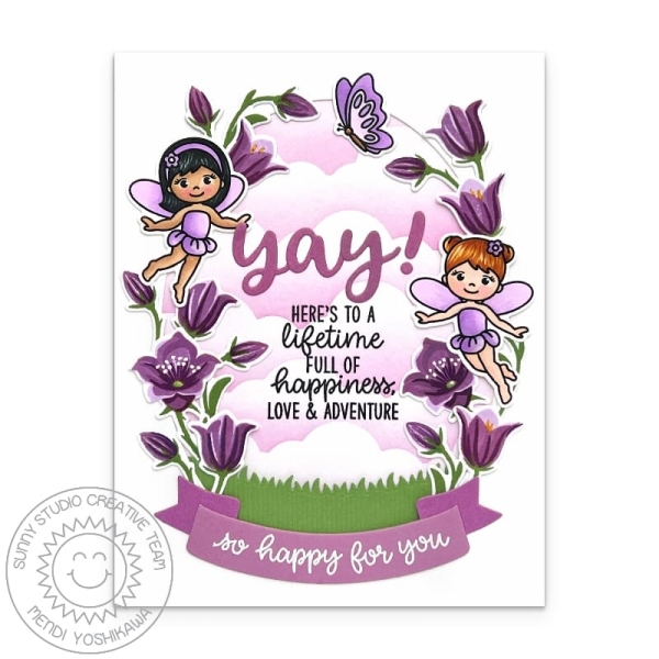 Beautiful Bluebells, Clearstamp - Sunny Studio Stamps