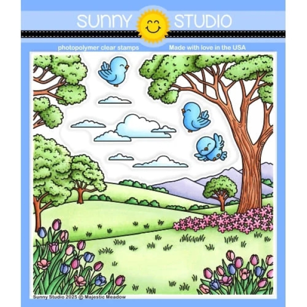 Majestic Meadow, Clearstamp - Sunny Studio Stamps