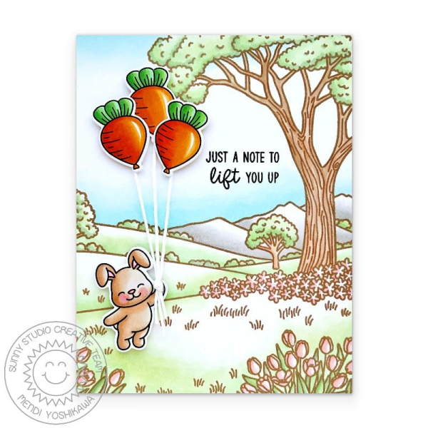 Majestic Meadow, Clearstamp - Sunny Studio Stamps