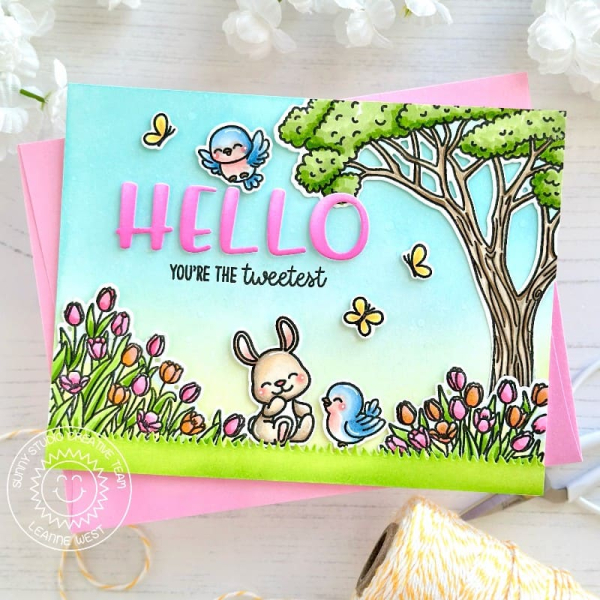 Majestic Meadow, Clearstamp - Sunny Studio Stamps