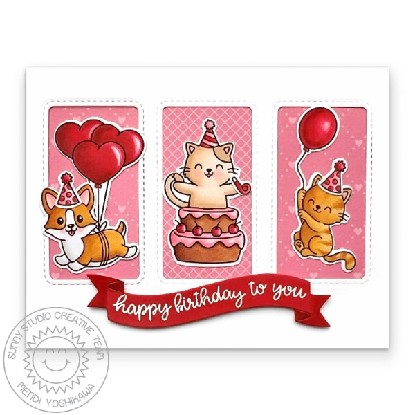 Party Pets, Clearstamp - Sunny Studio Stamps