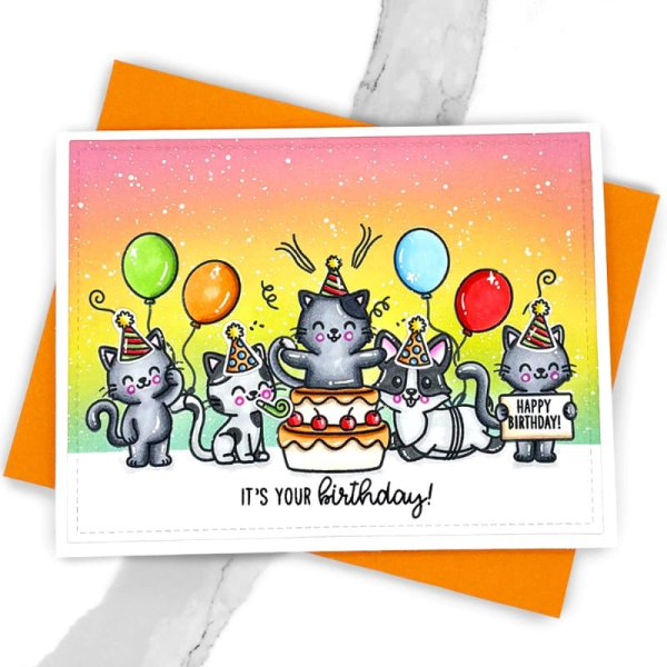 Party Pets, Clearstamp - Sunny Studio Stamps