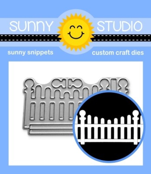 Scalloped Fence, Stanze - Sunny Stamps Studios