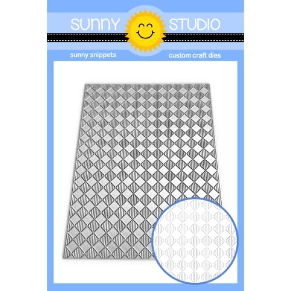Buffalo Plaid Diagonal, Stanze - Sunny Studio Stamps