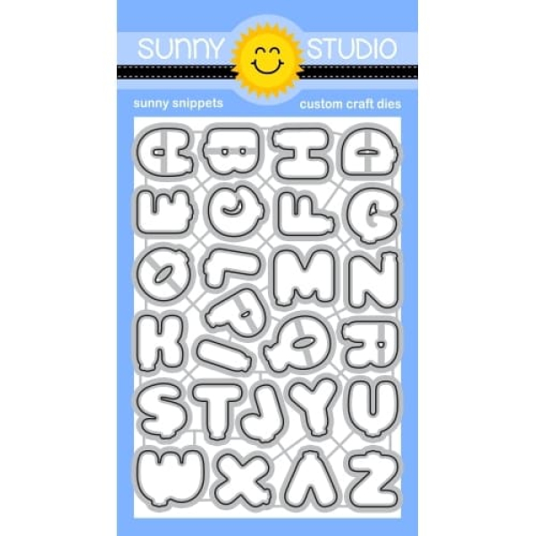 Balloon Alphabet, Stanze - Sunny Studio Stamps