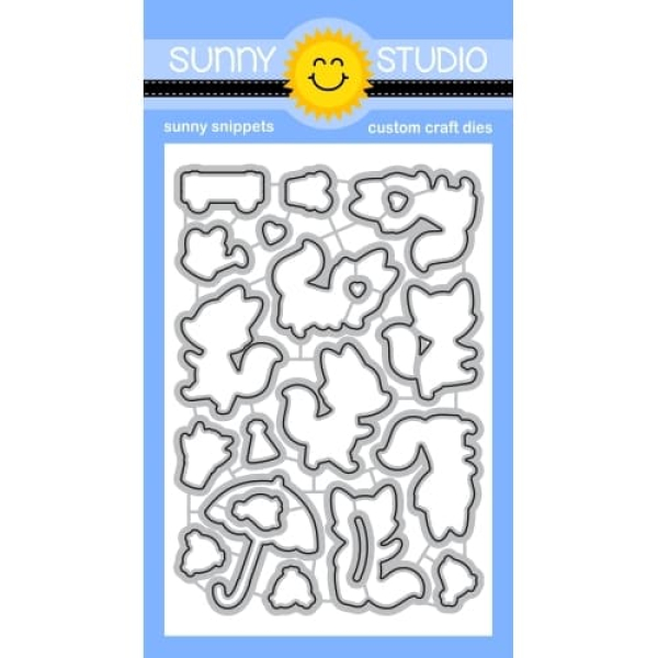 Foxy Friends, Stanze - Sunny Studio Stamps
