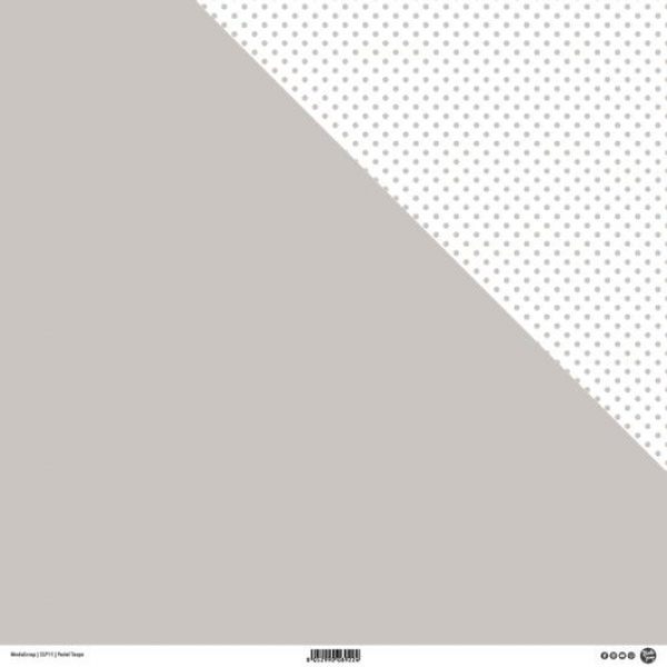 Pastel Taupe, Designpapier - ModaScrap