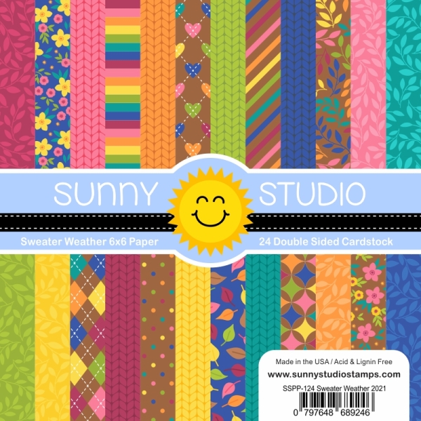 Sweater Weather, 6x6 Paperpad - Sunny Studio Stamps