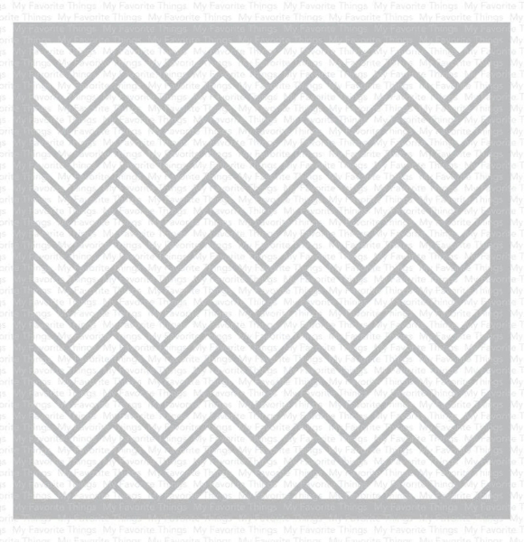 Herringbone, Schablone - My Favorite Things