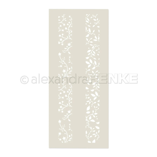 Musterstreifen Ranken, Schablone - Alexandra Renke
