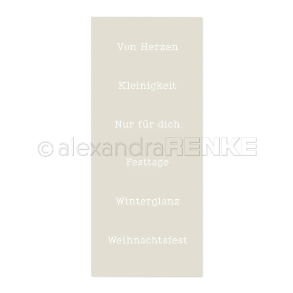 Weihnachtsfest, Schablone - Alexandra Renke