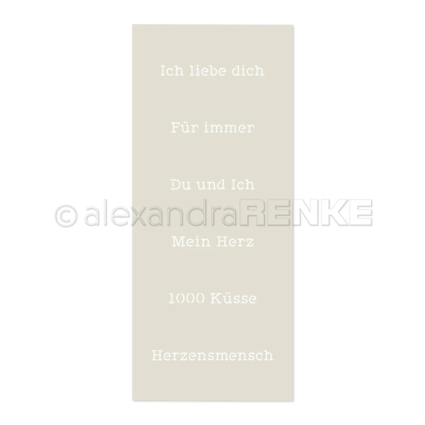 Du und Ich, Schablone - Alexandra Renke