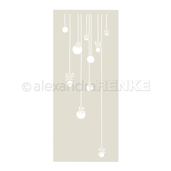 Festliche Christbaumkugeln, Schablone - Alexandra Renke