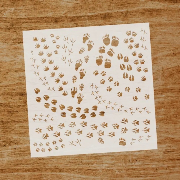 Tierspuren, Schablone - Evyre