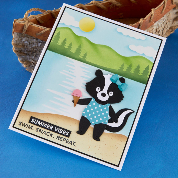 Lakeside Memories, Schablone - Spellbinders