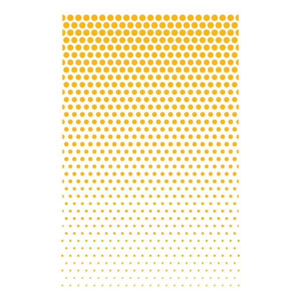 Layered Cascading Dots, Schablone - Spellbinders