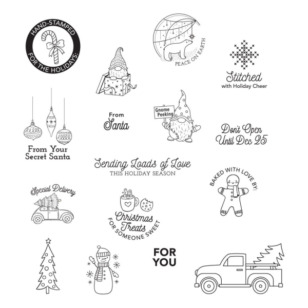 Handmade Gift Tags, Clearstamp - Spellbinders